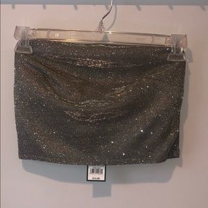 Sparkley tube top!